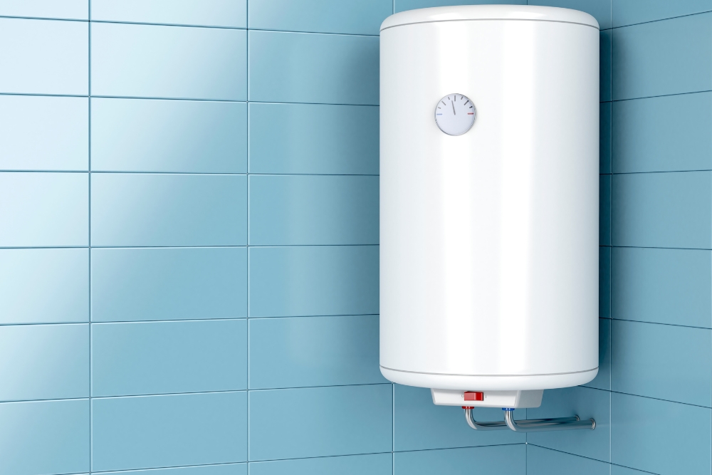 Round tankless hot water system